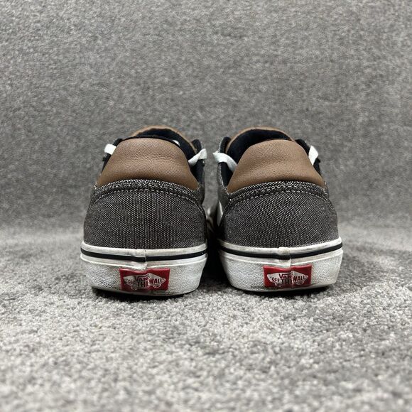 Vans Ward DX Mens Size 12 Gray Brown Casual Low Top Deluxe Comfort Skate Shoes - Picture 6 of 11